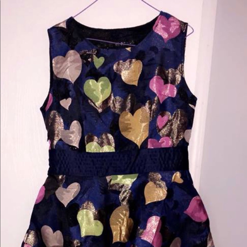 Short, Navy blue, Cocktail dress